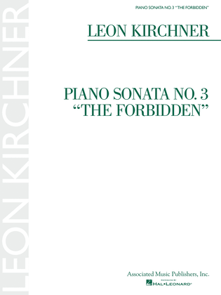 Book cover for Piano Sonata No. 3 “The Forbidden”