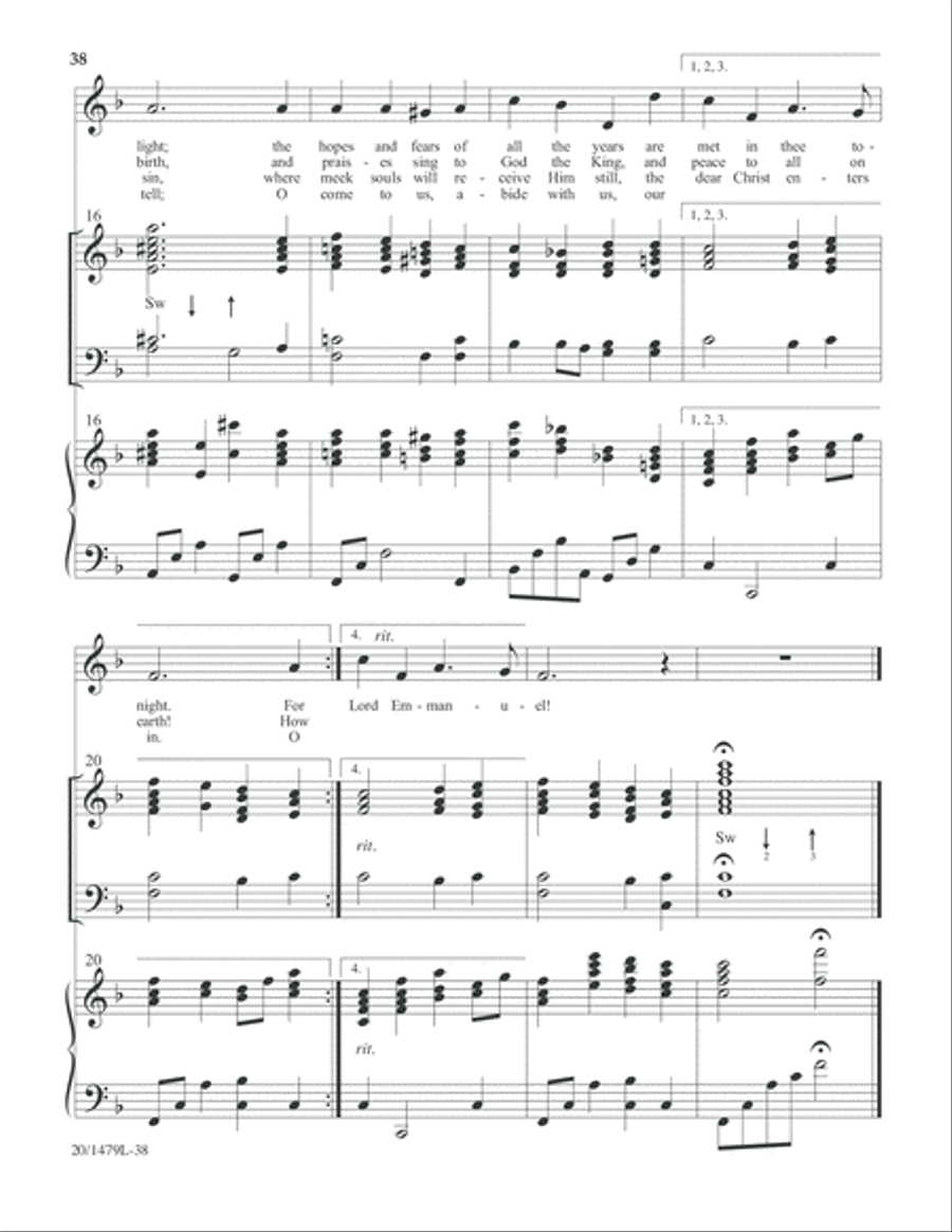 Christmas Carol Celebrations - Keyboard/Handbell Score 5-Octaves scores gallery preview page 39