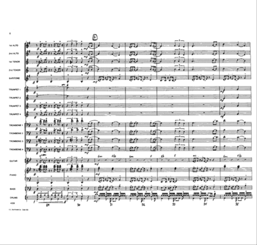 Aftershock Aftershock Jazz Ensemble scores gallery preview page 6
