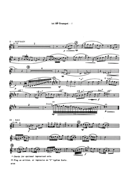 Pop Suite - 1st Bb Trumpet