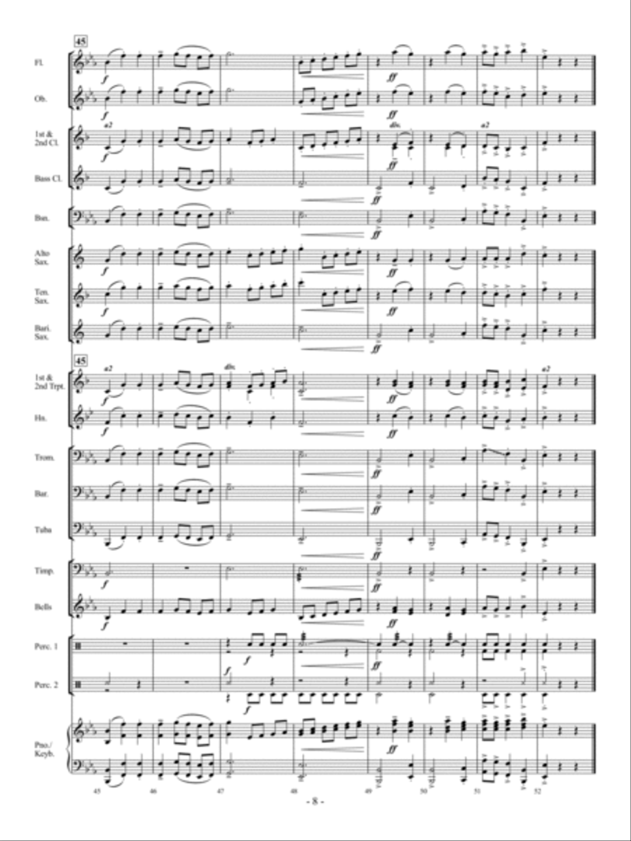 Elephants Concert Band scores gallery preview page 7