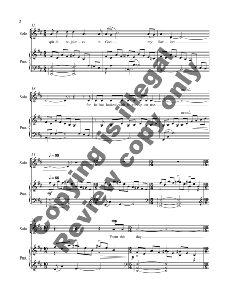 Magnificat (Piano/Choral Score)