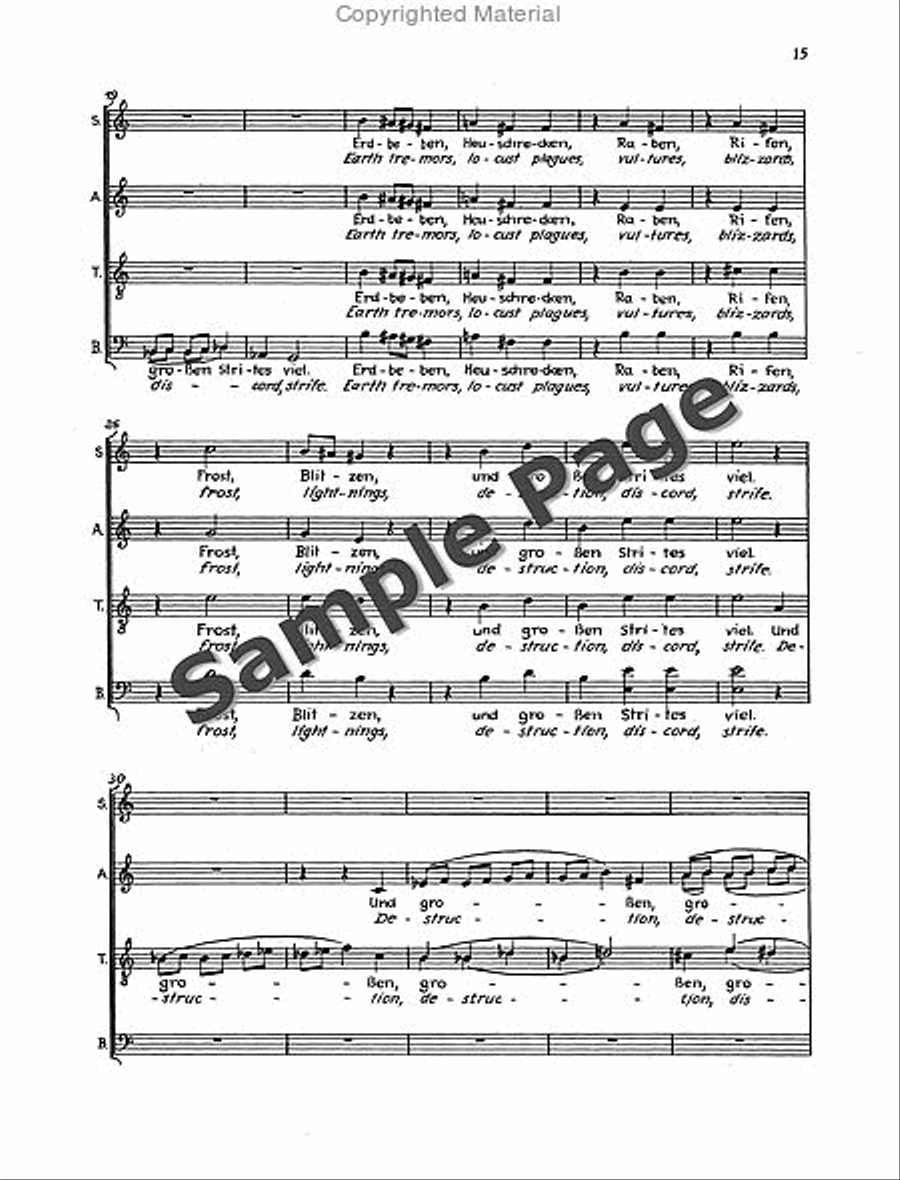 Der Tod Zu Basel Vocal Score 4-Part scores gallery preview page 18