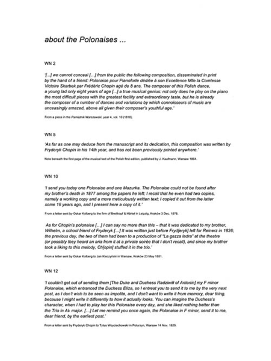 Polonaises, Series B: Published Posthumously Piano Solo scores gallery preview page 3