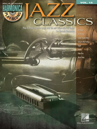 Book cover for Jazz Classics Harmonica Play Along Book/CD V15