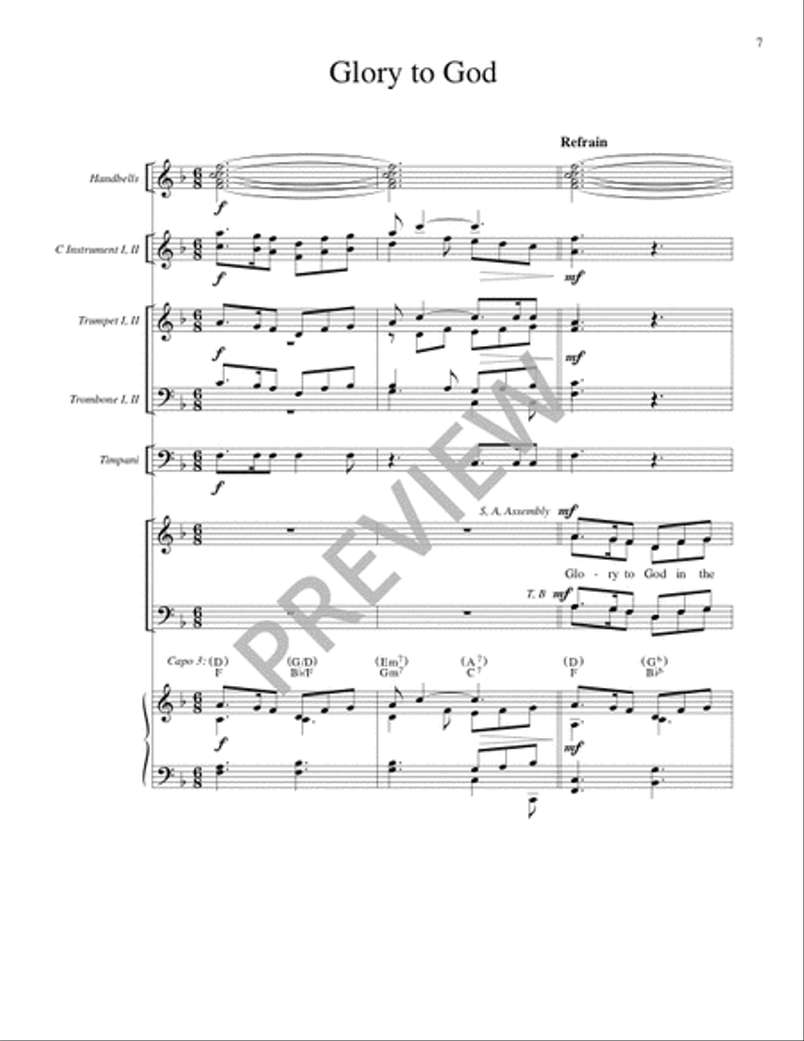 Storrington Mass (Full Score) 4-Part scores gallery preview page 8