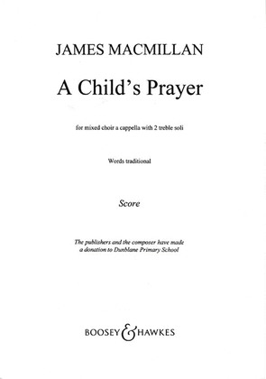 Book cover for A Child's Prayer