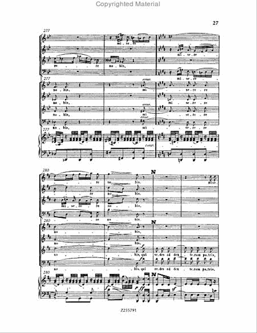 Missa Solemnis, Op.123 Choir scores gallery preview page 27