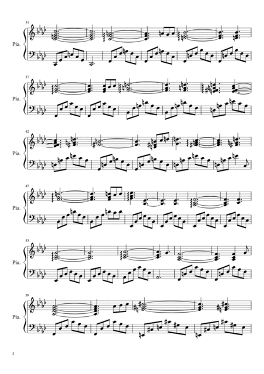 Mon étoile Piano Solo scores gallery preview page 2