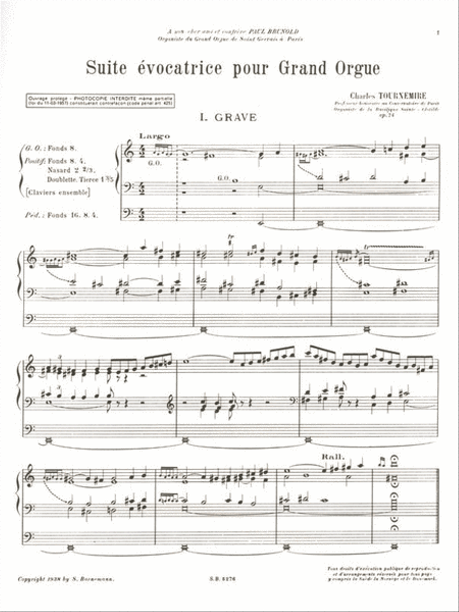 Suite Evocatrice Organ scores gallery preview page 2