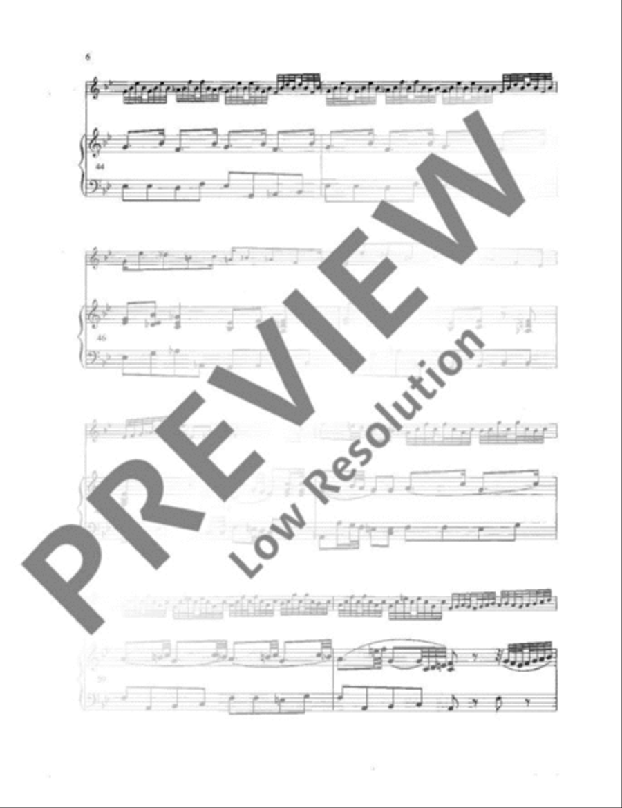 Sonata No. 7 Bb Major Piano Accompaniment scores gallery preview page 11