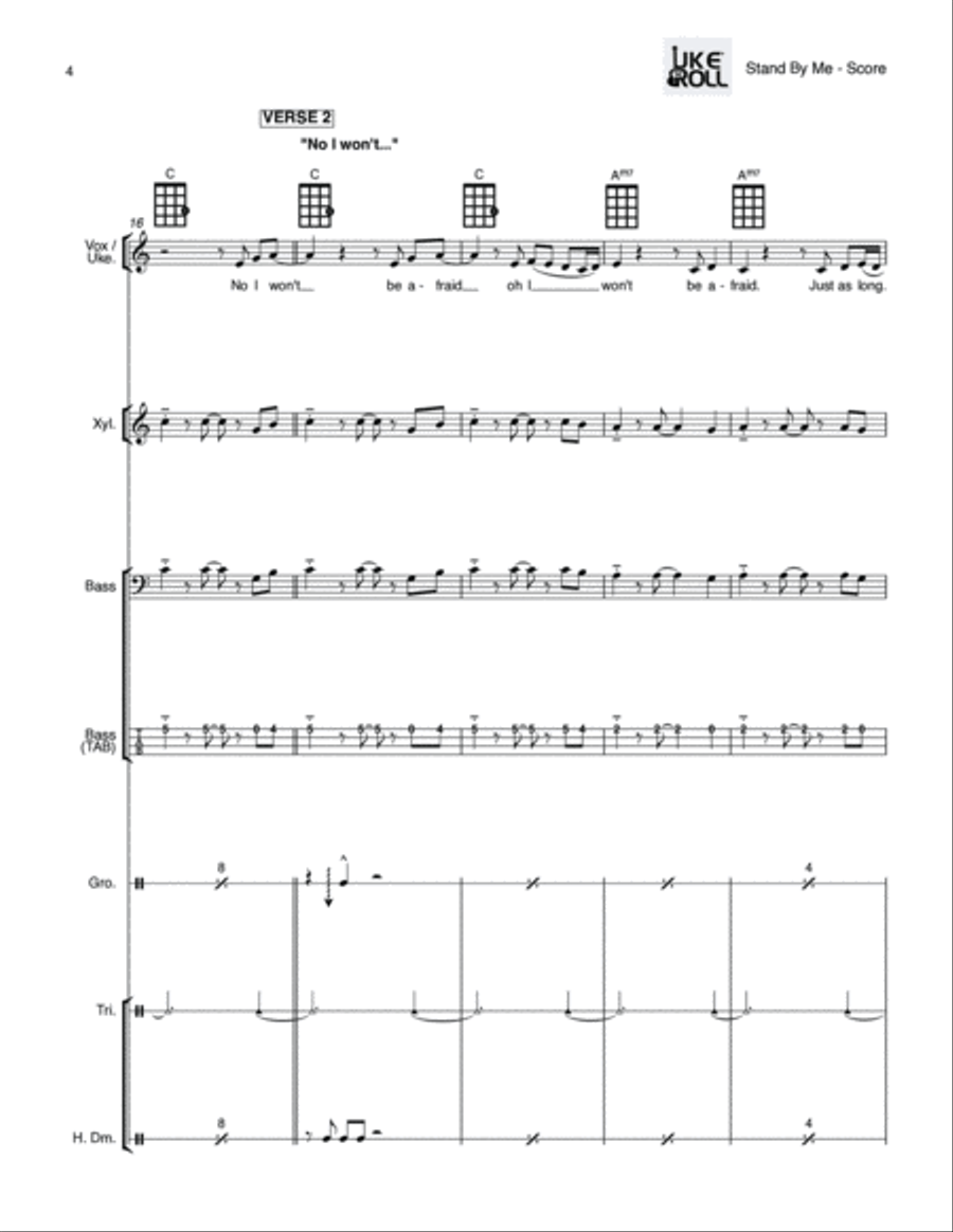 Stand By Me Soprano Recorder scores gallery preview page 4
