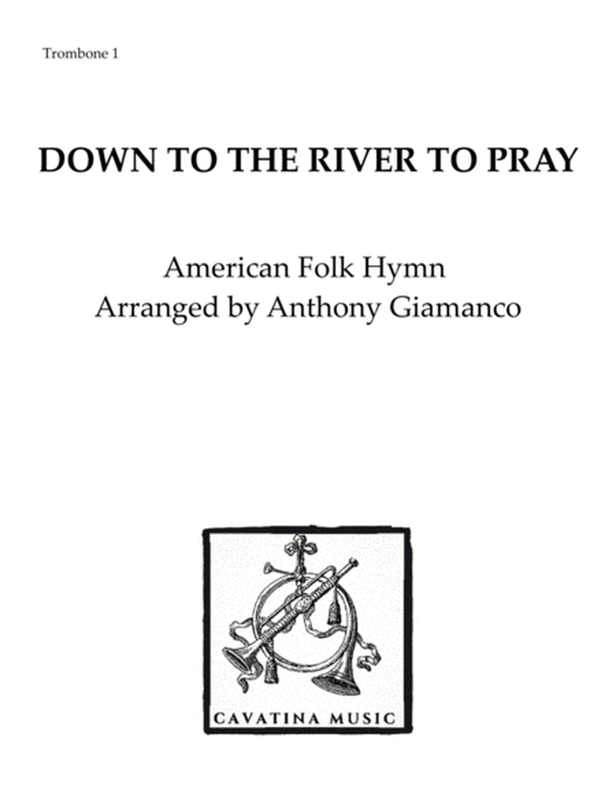 Down to the River to Pray (trombone trio) image number null