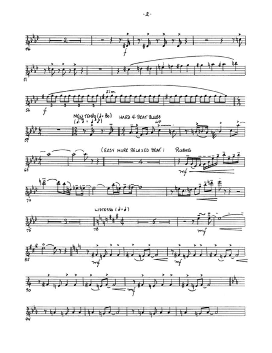 Porgy and Bess Suite - Bb Trumpet 2 (Brass Quintet) Brass Quintet scores gallery preview page 2