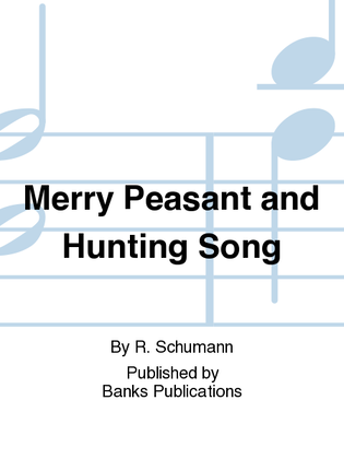 Book cover for Merry Peasant and Hunting Song
