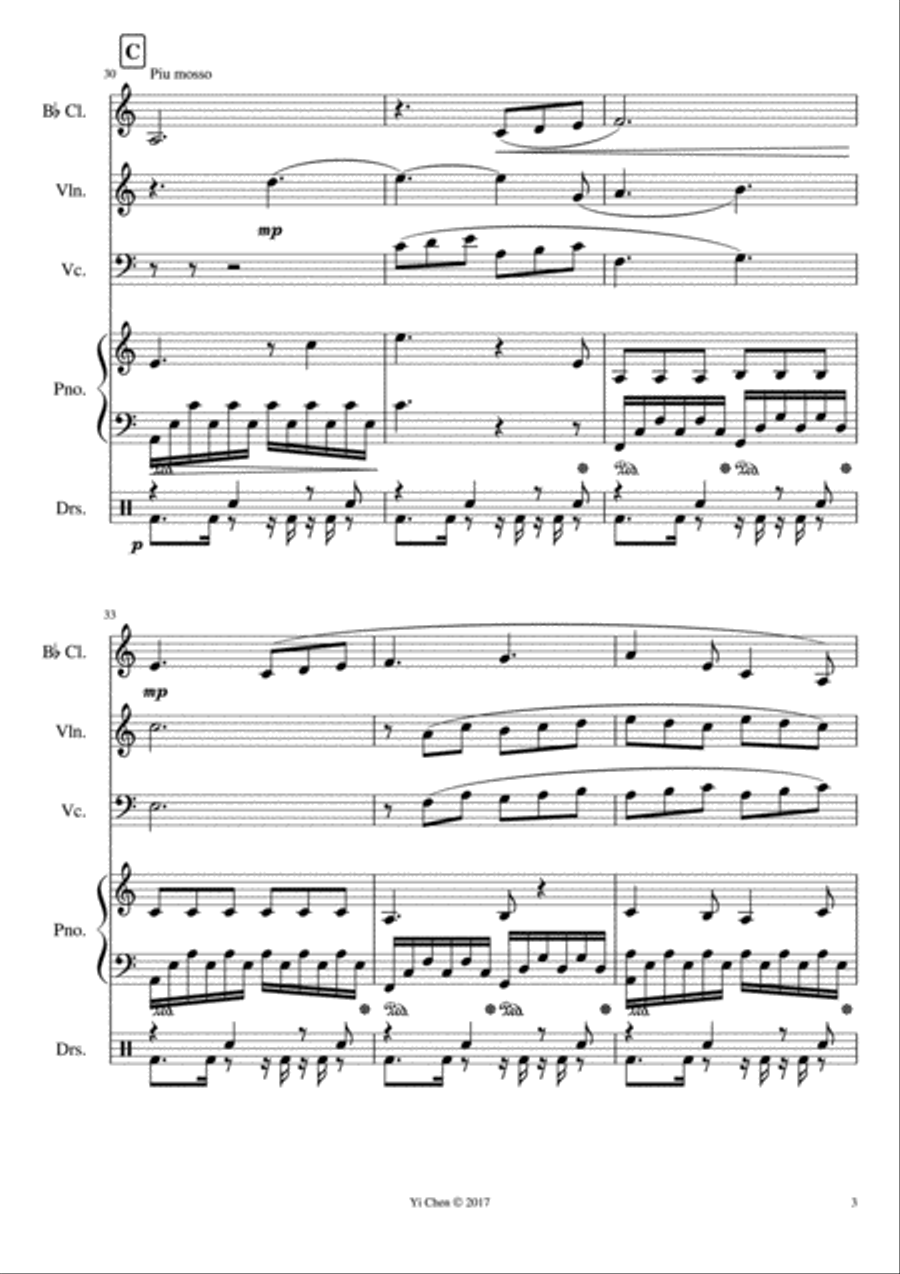 Tremor 0330 Small Ensemble scores gallery preview page 3