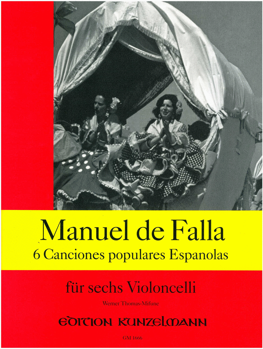 6 canciones populares españolas Cello scores gallery preview page 1
