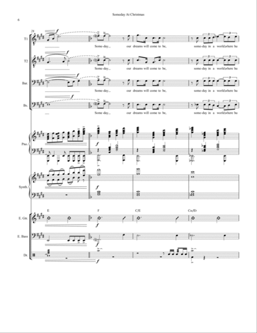 Someday At Christmas Small Ensemble scores gallery preview page 6