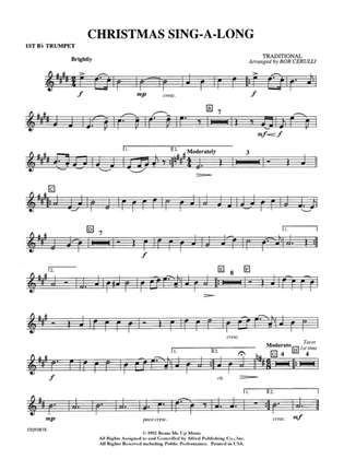 Christmas Sing-a-Long: 1st B-flat Trumpet