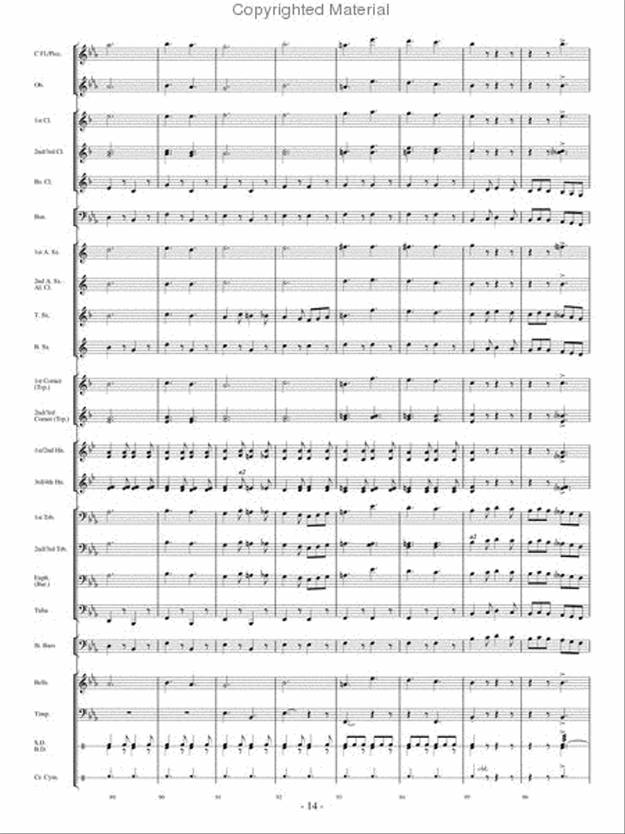 Our Director Concert Band scores gallery preview page 13