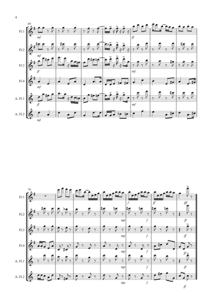 Roxy Ragtime for Flute Quartet image number null