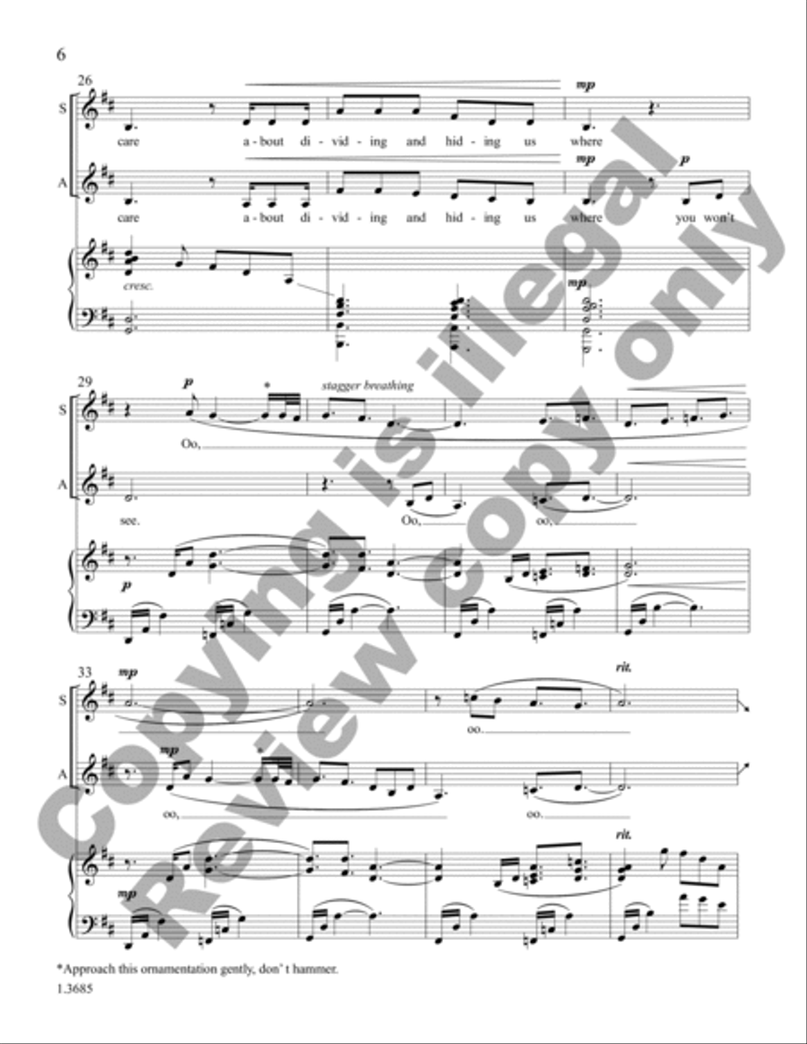 All of Me (Choral Score) All of Me (Choral Score) 4-Part scores gallery preview page 6