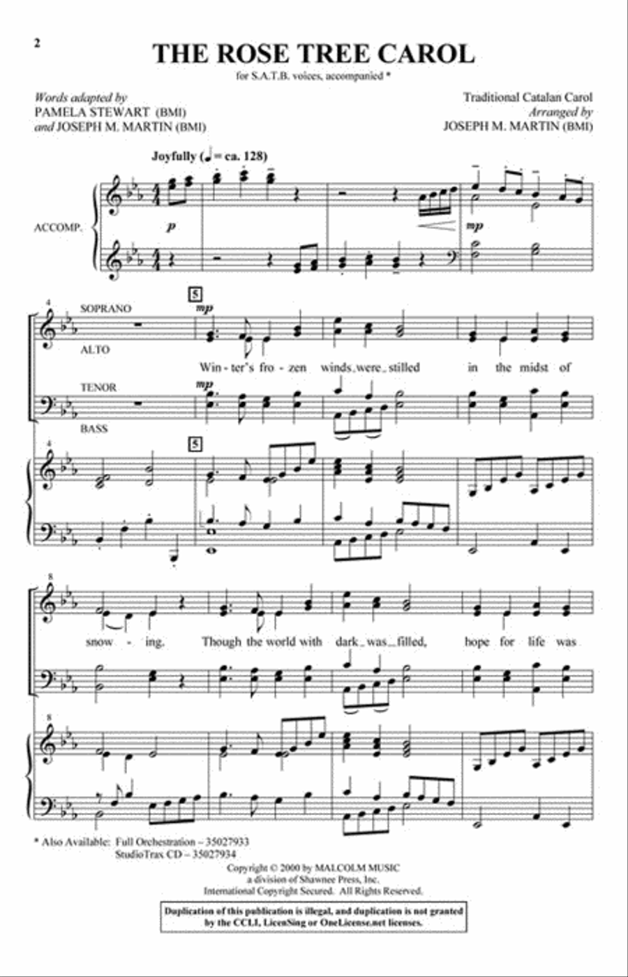 The Rose Tree Carol (from The Winter Rose) Orchestra scores gallery preview page 2