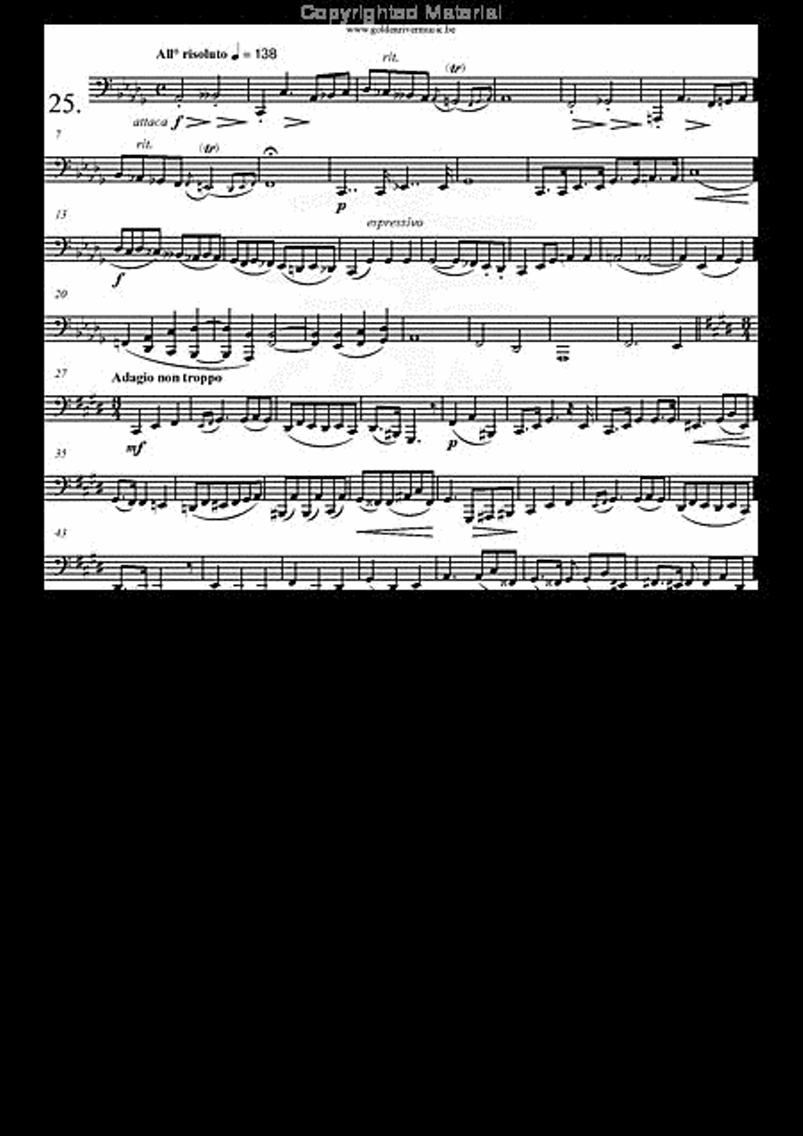 30 Etudes op. 13 Tuba scores gallery preview page 26