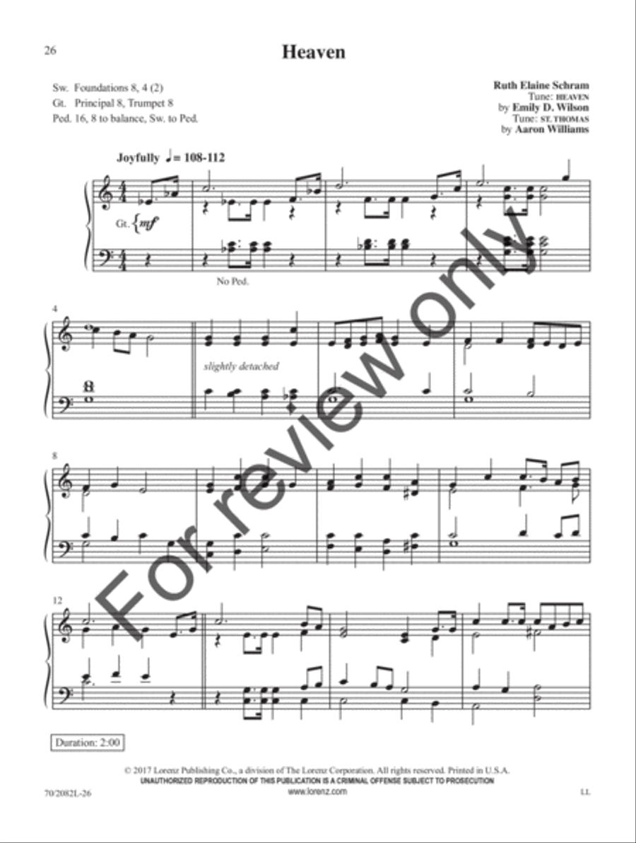 Prayludes of Praise Prayludes of Praise Organ Solo scores gallery preview page 12