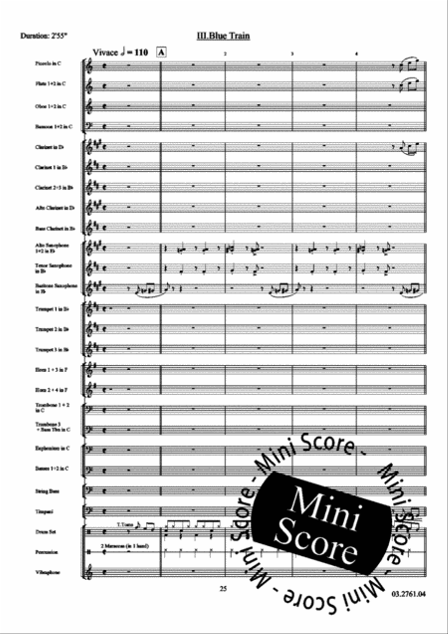All Blue All Blue Concert Band scores gallery preview page 31