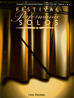 Book cover for Festival Performance Solos - Flute Volumes 1 & 2 (Piano Accompaniment)