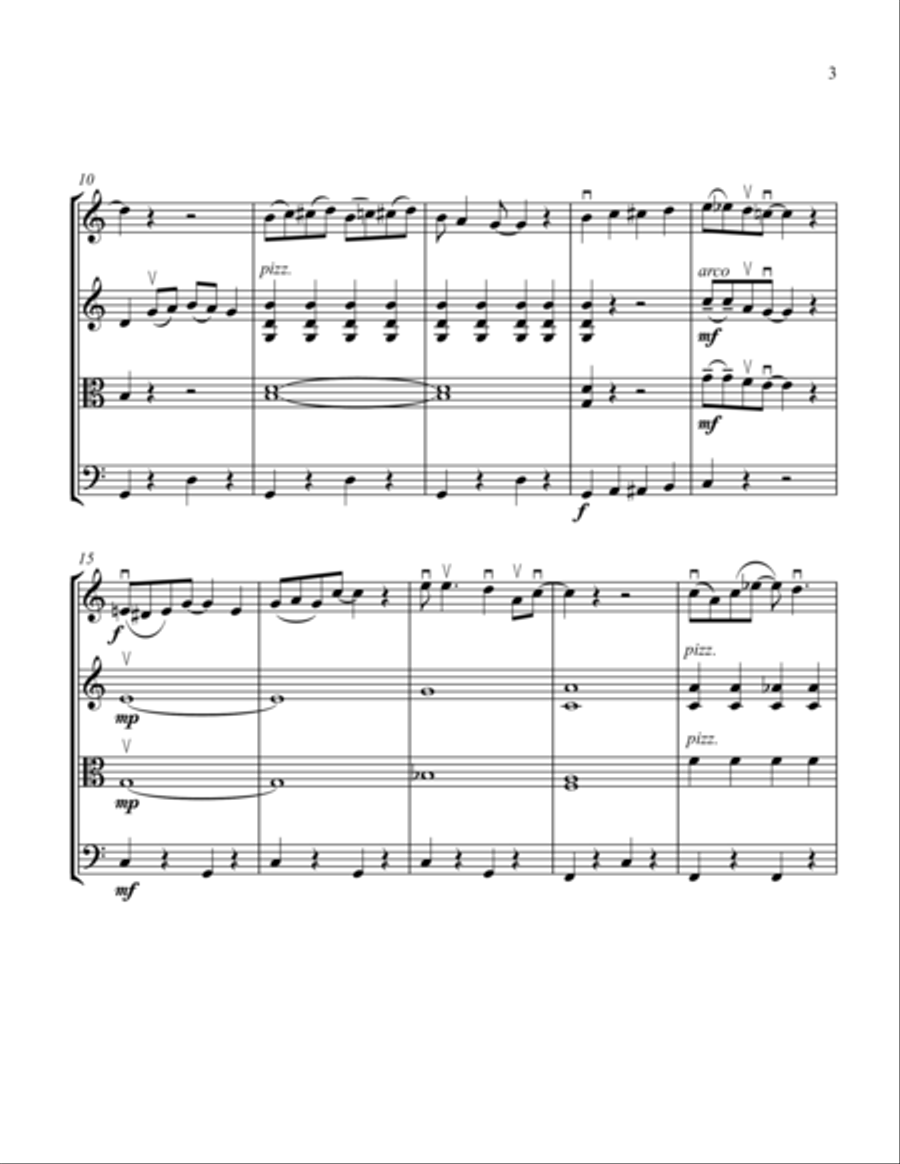 When I'm Sixty-Four String Quartet scores gallery preview page 3