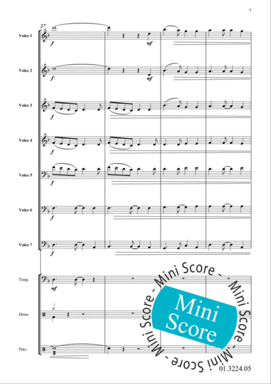 Stan and Stacy Fanfare Band scores gallery preview page 11