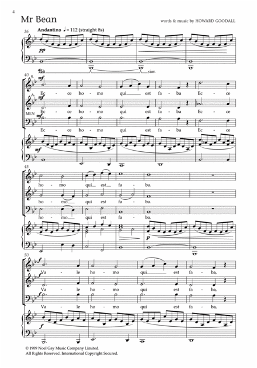 Theme Academy from Howard Goodall's great big tunes 3-Part scores gallery preview page 5
