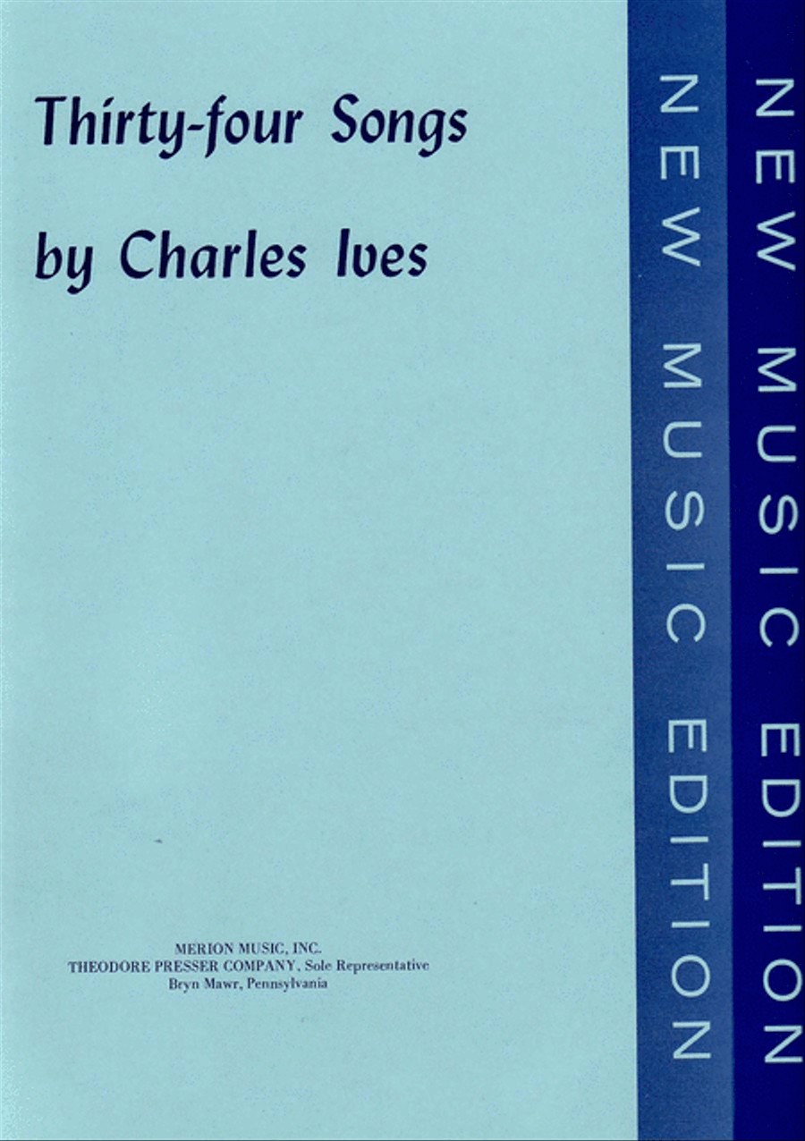 Thirty-four Songs Thirty-four Songs Chamber Music scores gallery preview page 1