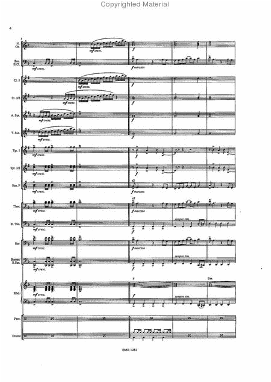 Y.M.C.A. Y.M.C.A. Concert Band scores gallery preview page 4