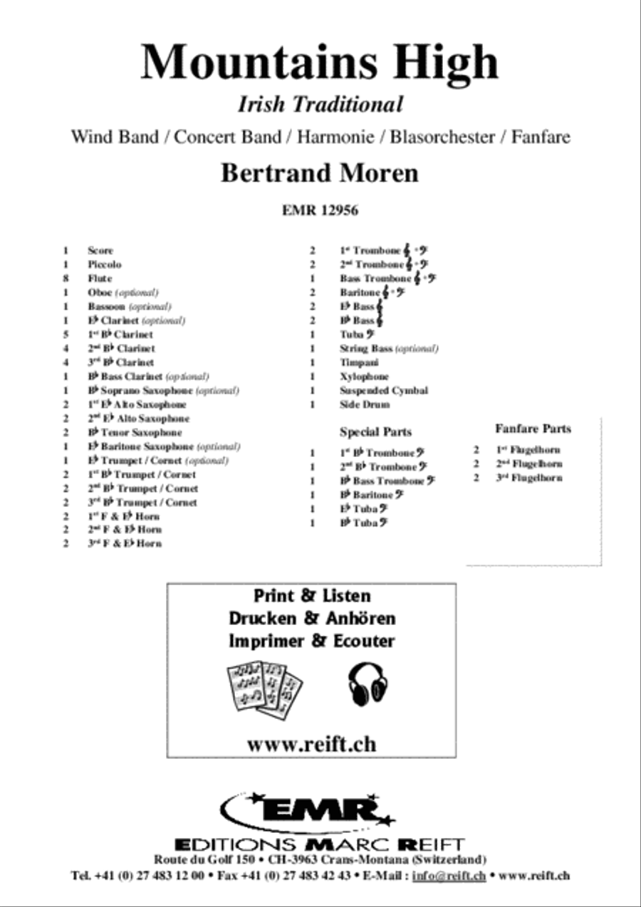 Mountains High Concert Band scores gallery preview page 2