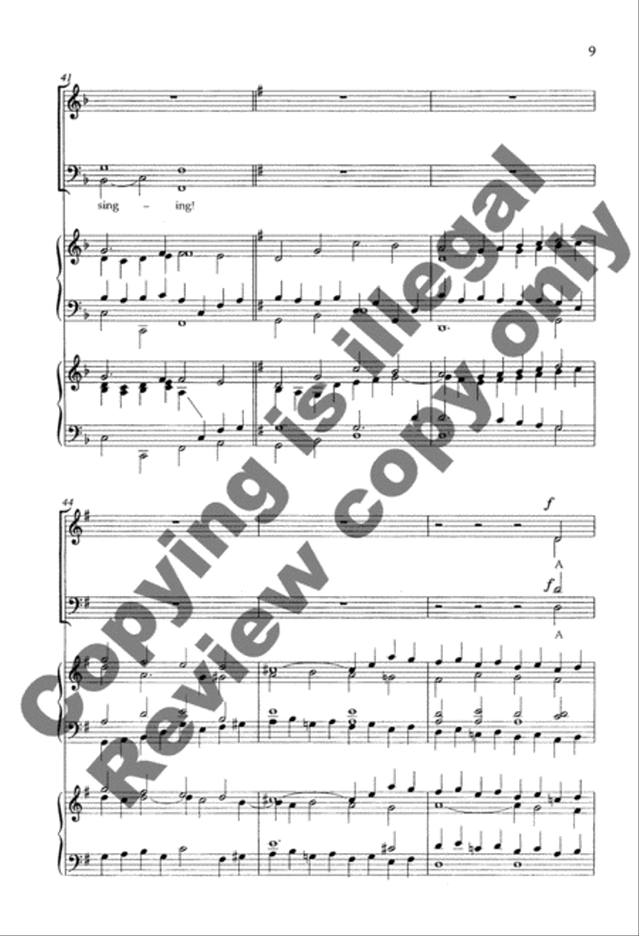 The Son of God Was Singing 4-Part scores gallery preview page 8