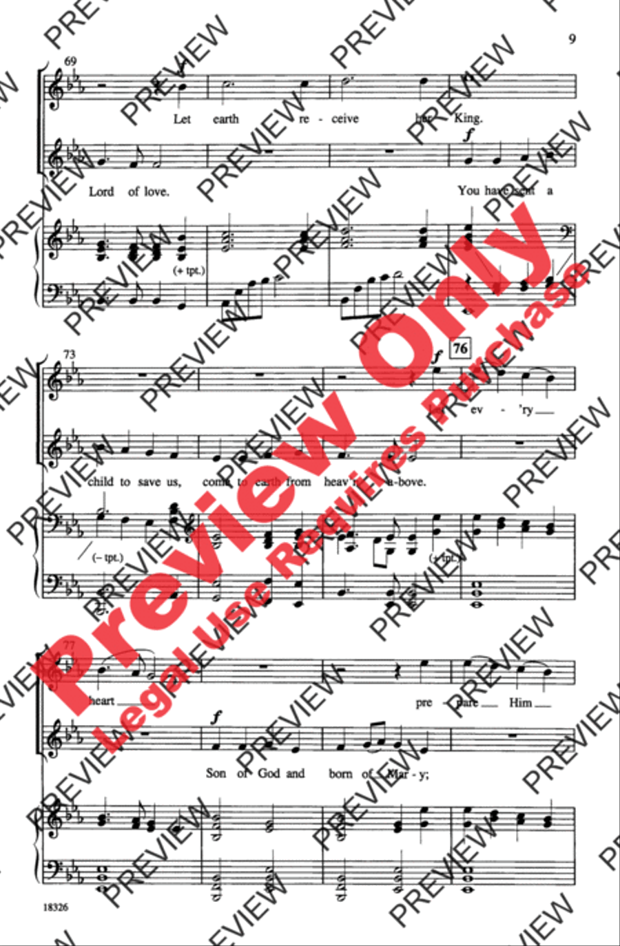 Joyful, Joyful to the World 2-Part scores gallery preview page 9