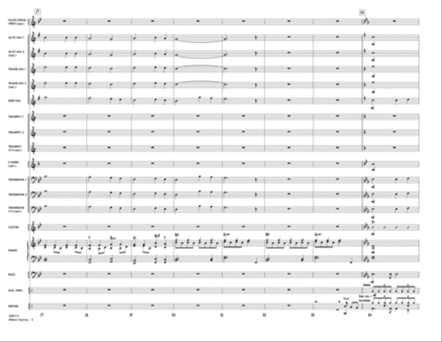 When I Survey (The Wondrous Cross) Jazz Ensemble scores gallery preview page 3
