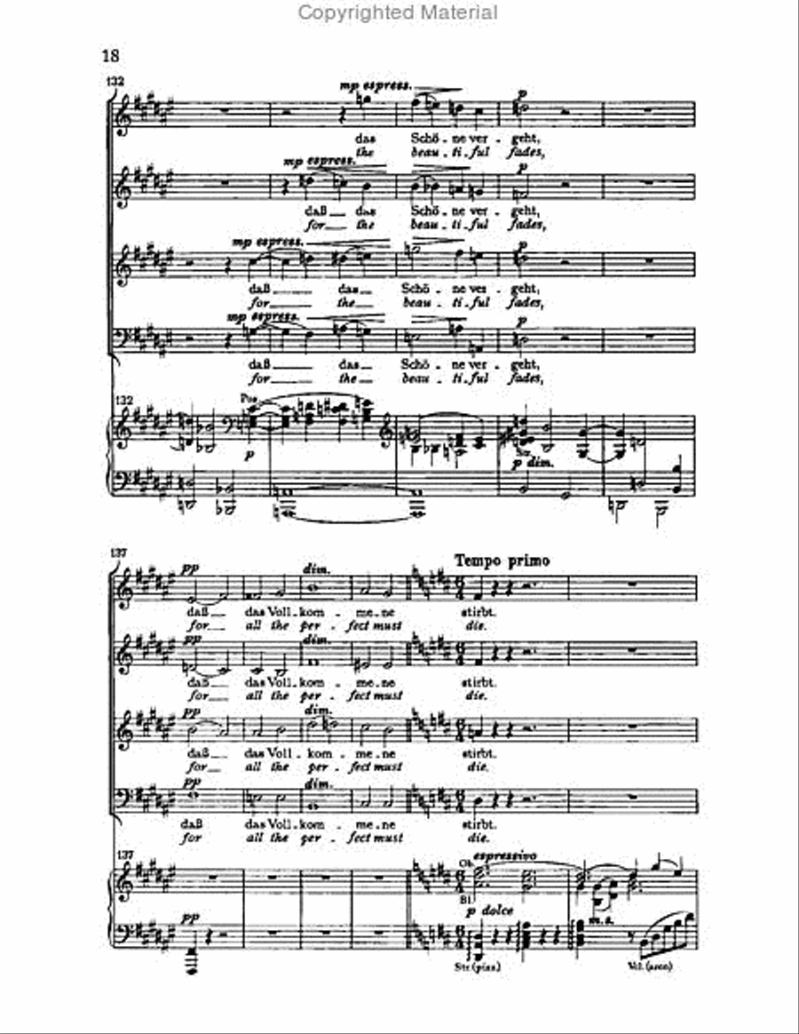 Nanie, Op.82 Choir scores gallery preview page 17