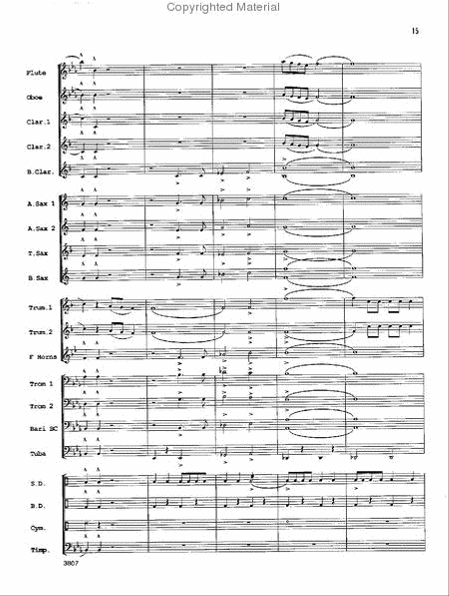 Amarado Amarado Concert Band scores gallery preview page 14