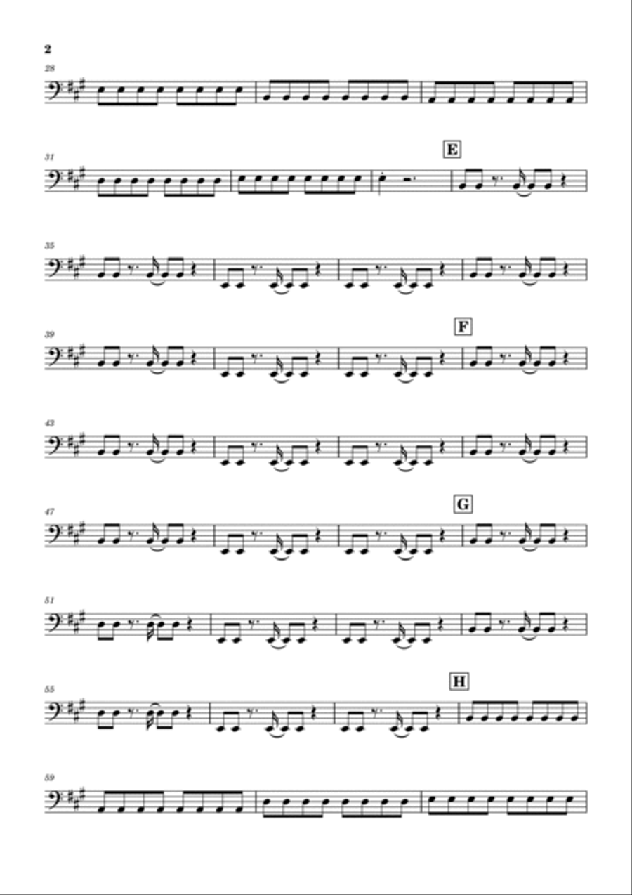 You Oughta Know Bass Guitar scores gallery preview page 2