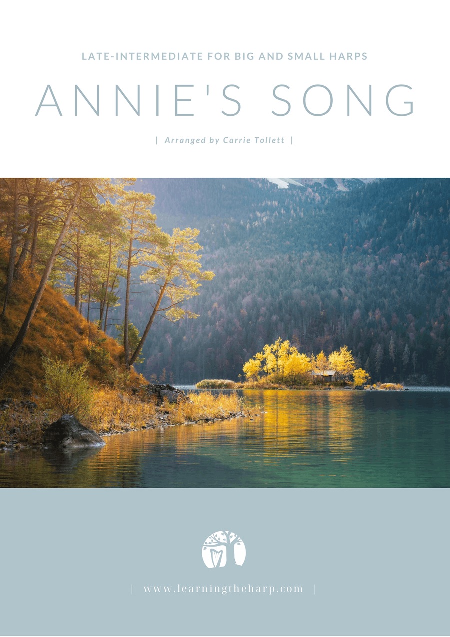 Annie's Song Celtic Harp scores gallery preview page 1