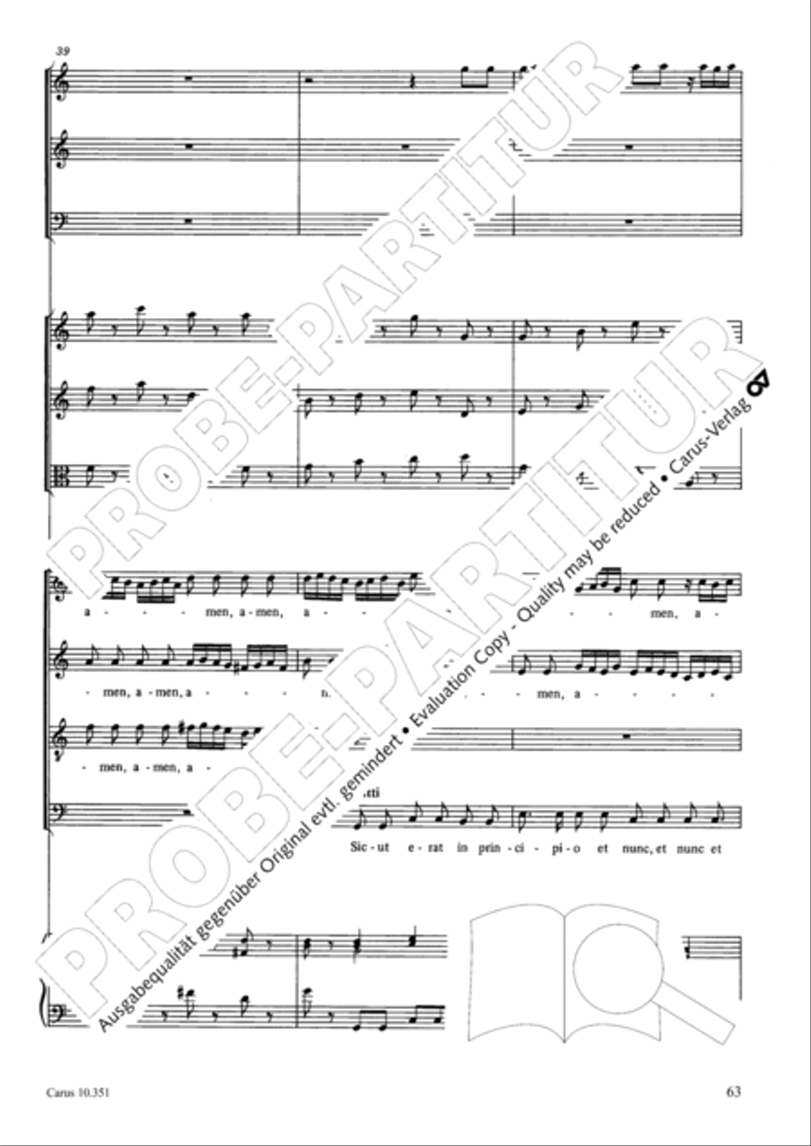 Magnificat Magnificat 4-Part scores gallery preview page 64