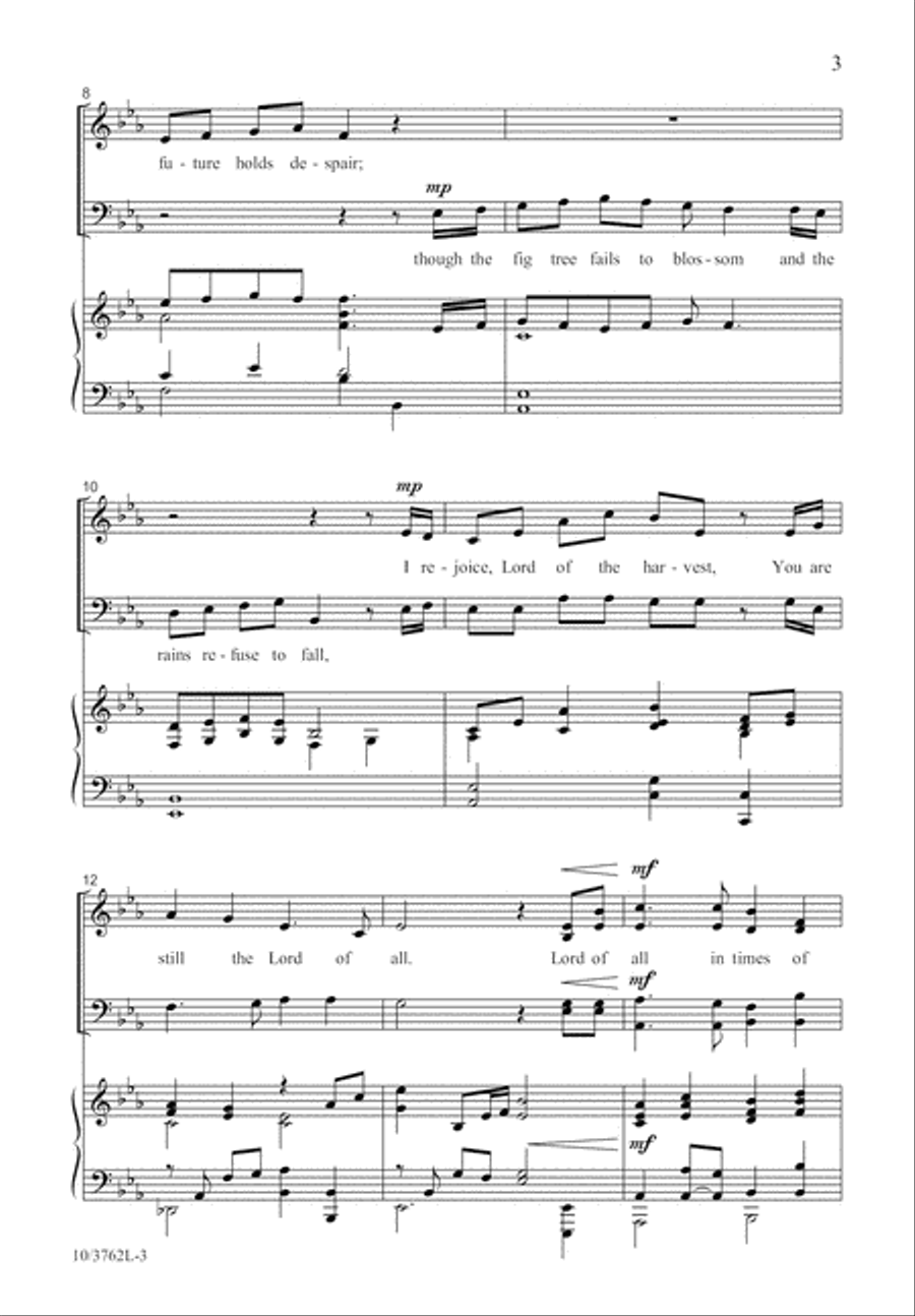 Still the Lord of All Still the Lord of All 4-Part scores gallery preview page 3