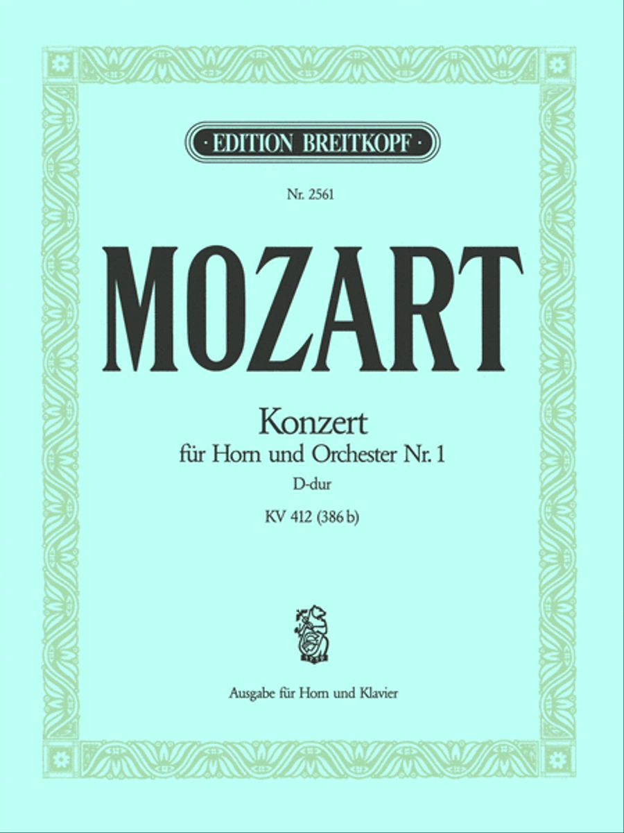 Horn Concertos Nos. 1–4 Horn Concertos Nos. 1–4 Piano Accompaniment scores gallery preview page 1
