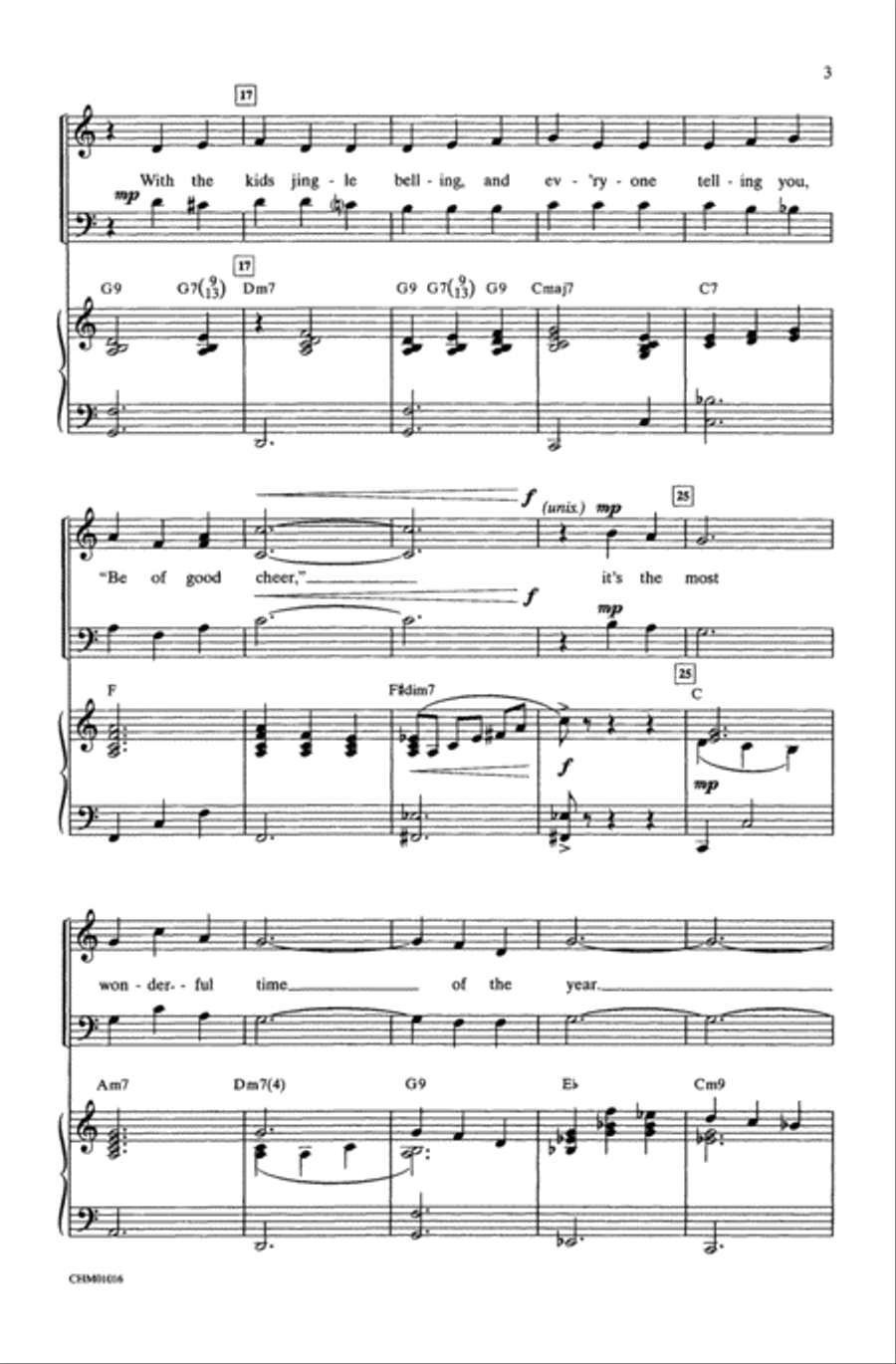 It's the Most Wonderful Time of the Year 3-Part scores gallery preview page 10