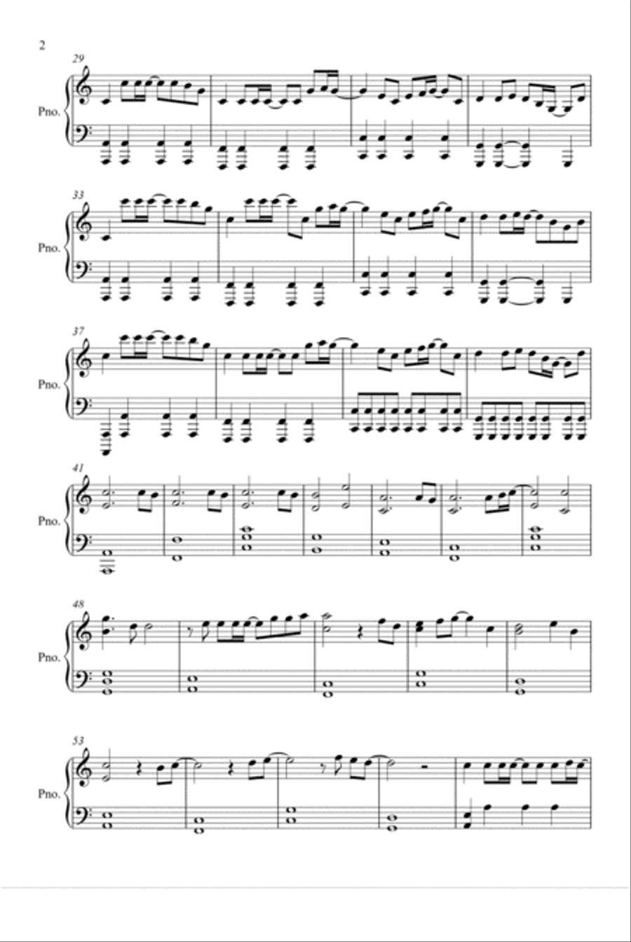 Remember Our Summer Piano Solo scores gallery preview page 2