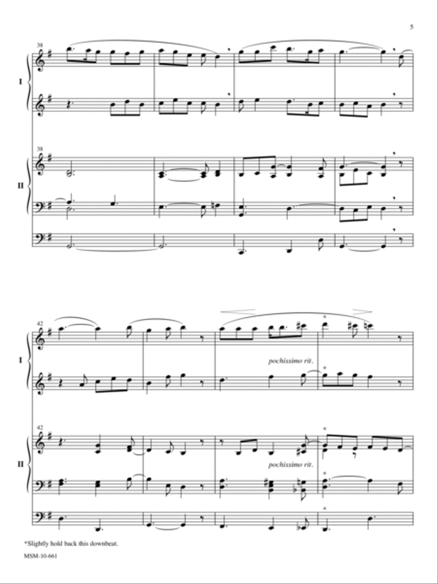 Come Home: An Organ Duet on Softly and Tenderly Jesus Is Calling Organ scores gallery preview page 4